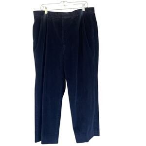 Vintage Corbin Off the Cuff Mens 38x28 Blue Corduroy Pants Cotton 90s Trouser‎